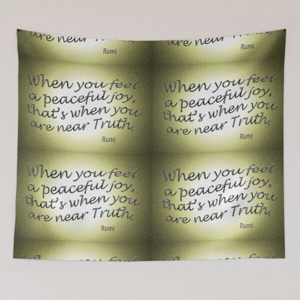 Item preview, Peaceful JOY ~ Rumi designed and sold by TeaseTees.