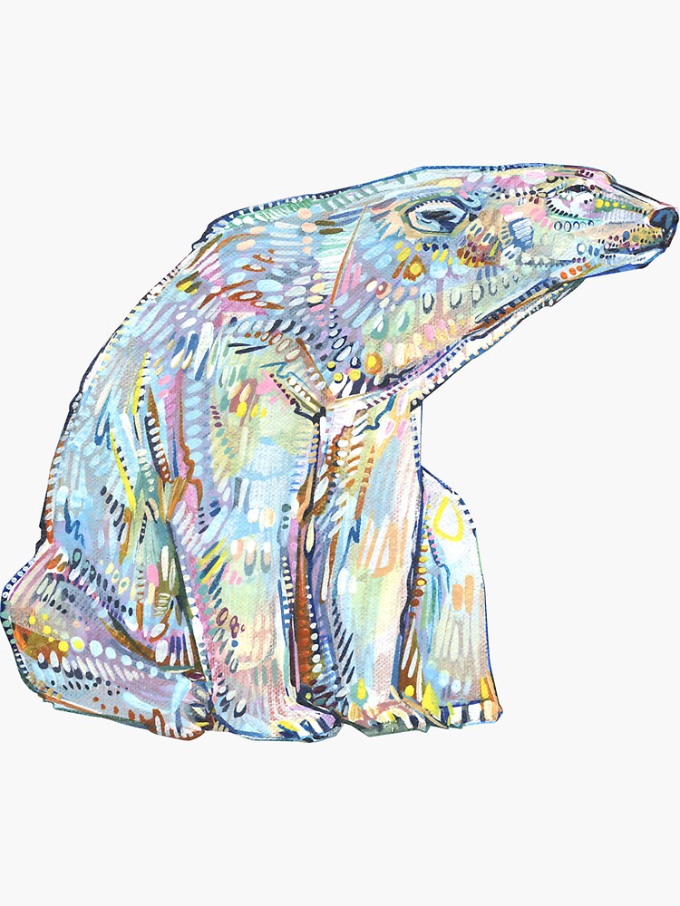 Polar Bear Painting - 2022 by gwennpaints