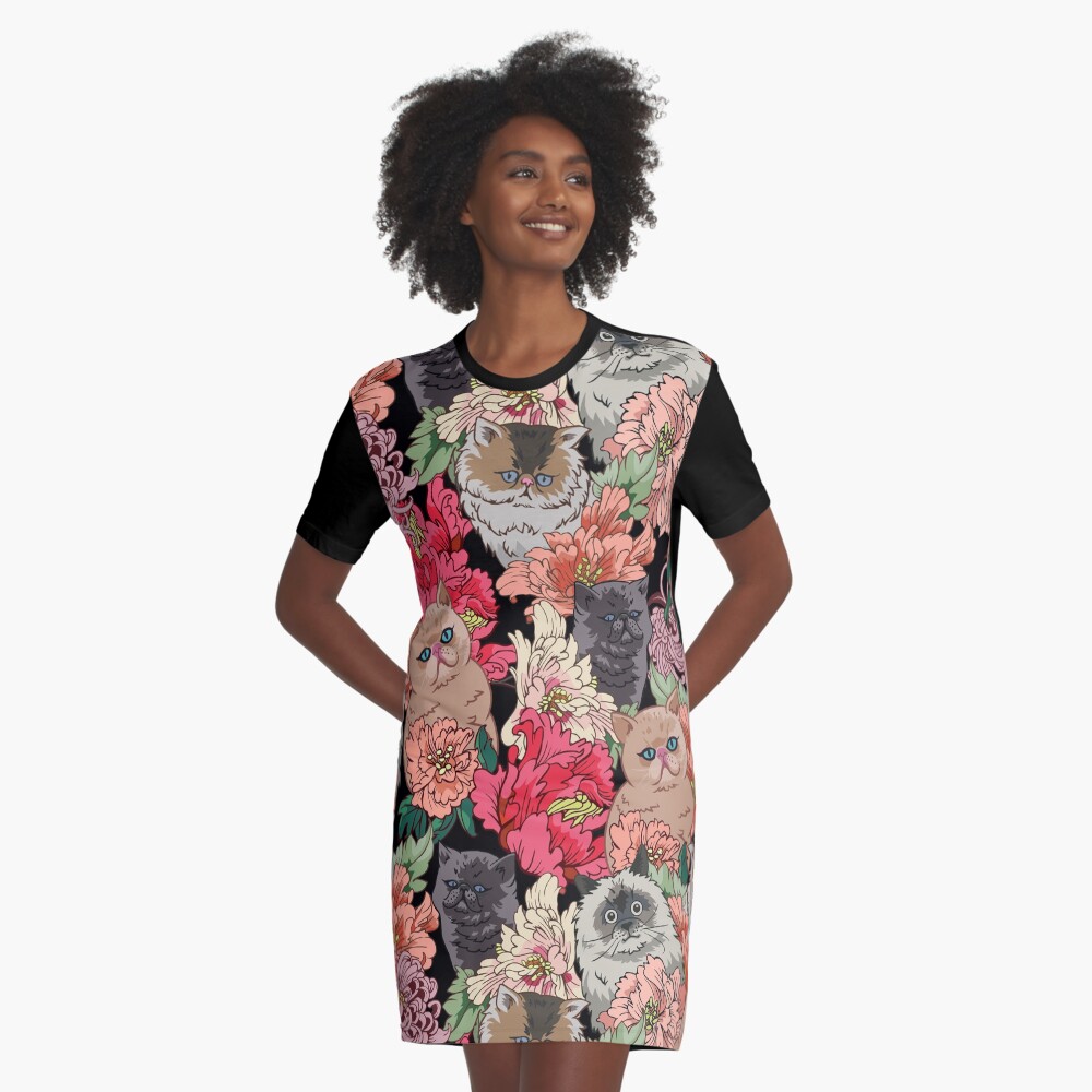 Item preview, Graphic T-Shirt Dress designed and sold by Huebucket.