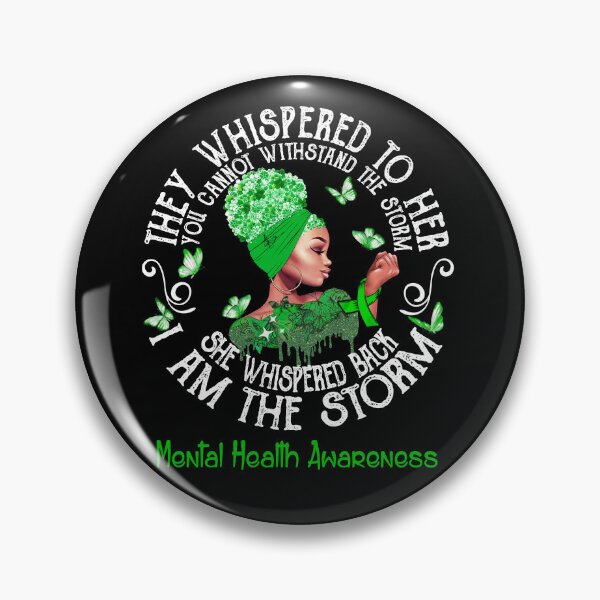 Item preview, Black Girl Fighter Strong I Am The Storm Mental Health Awareness designed and sold by Mnrshirley.