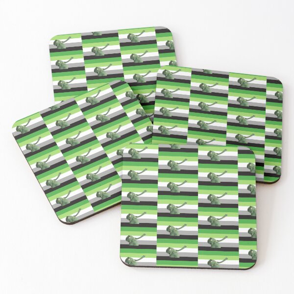 Item preview, Kermit the Frog Aromantic Flag designed and sold by Charlie Draws.