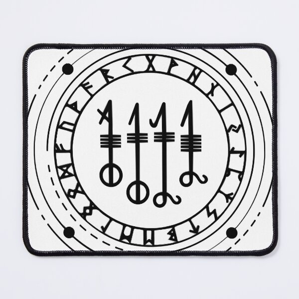 Item preview, Svefnthorn  Norse Pagan Symbol black color t-shirt designed and sold by BlackBeasley.
