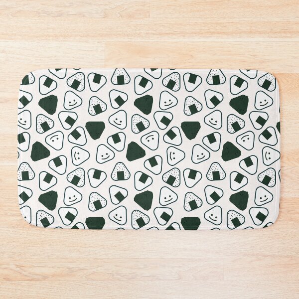 Item preview, Cute Food Pattern Art Japanese Onigiri rice balls designed and sold by MariOyama.