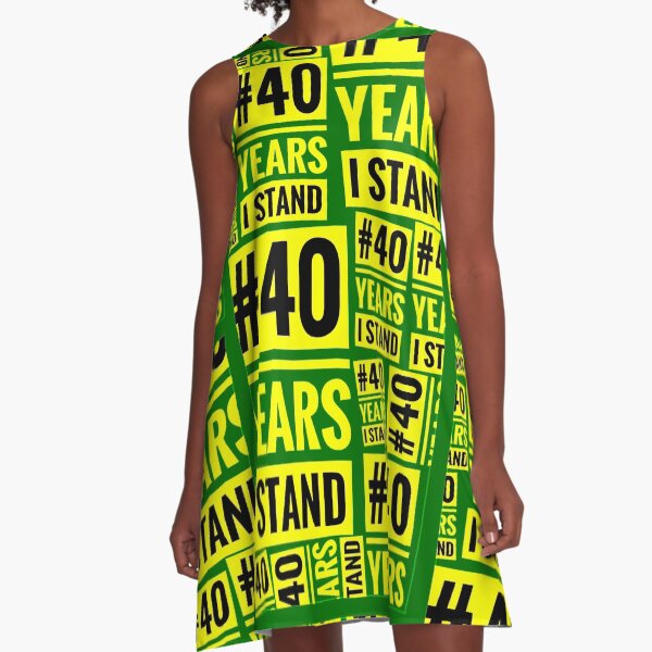 Item preview, #40YEARSISTAND - 40 YEARS I STAND (Green & Yellow) designed and sold by kinkatstyle.