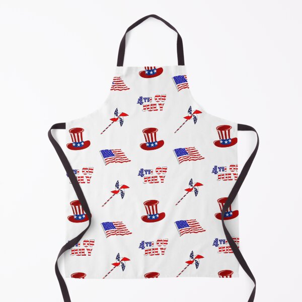 Item preview, Simple 4th of July Celebration Pattern in White designed and sold by christeablue.