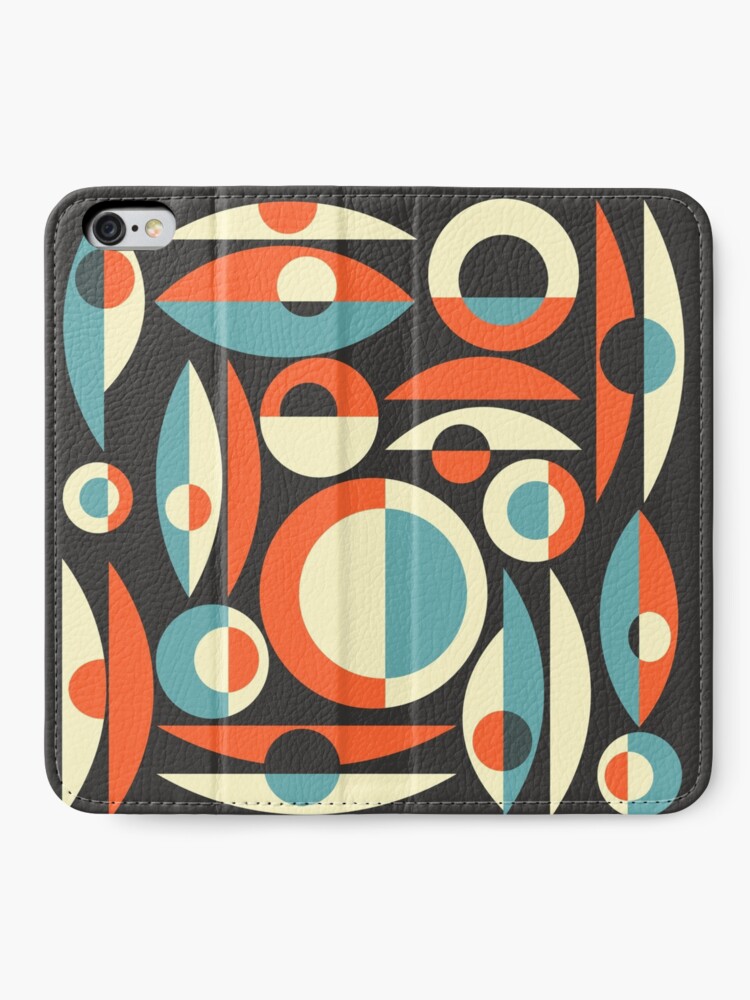 Alternate view of Retro Eames Era Pisces iPhone Wallet