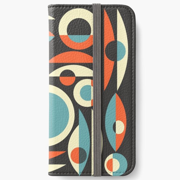 Retro Eames Era Pisces iPhone Wallet