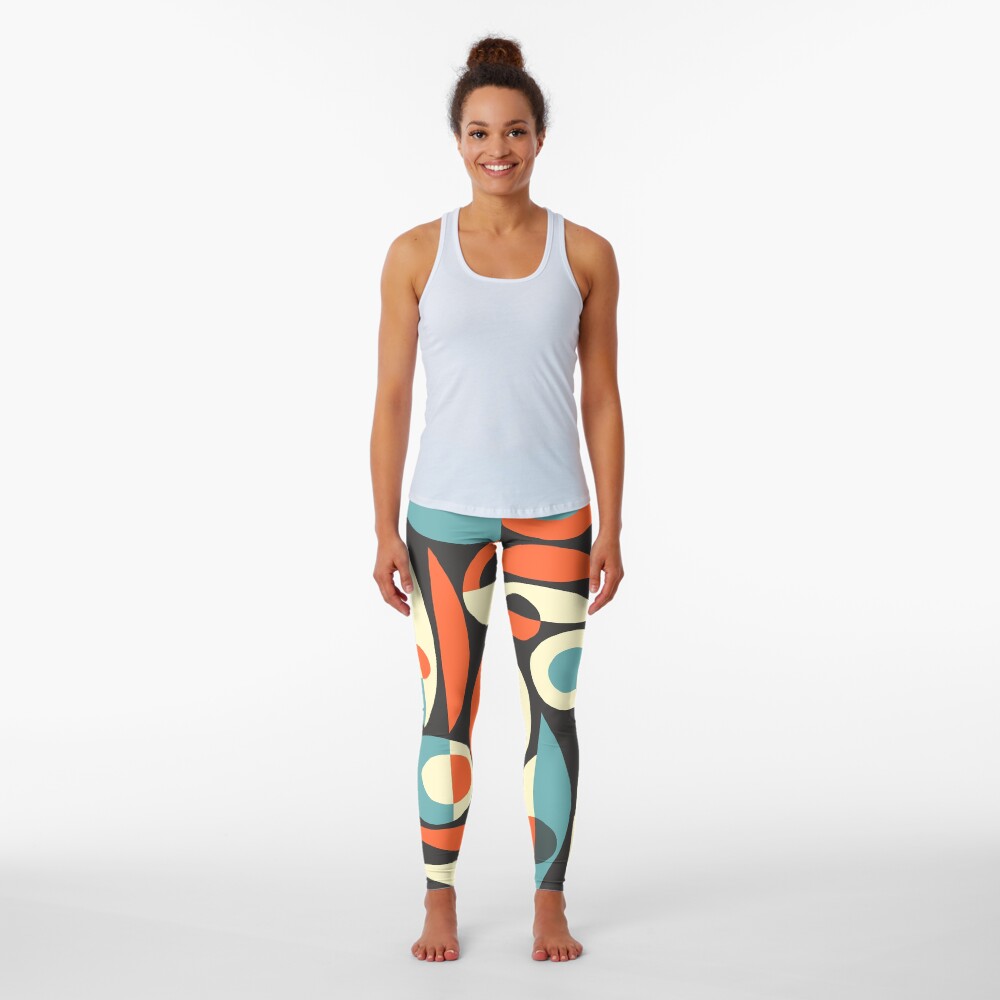 Retro Eames Era Pisces Leggings