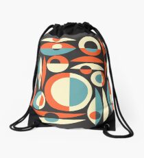 Retro Eames Era Pisces Drawstring Bag