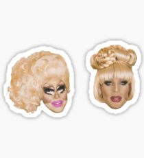 Katya & Trixie head Sticker