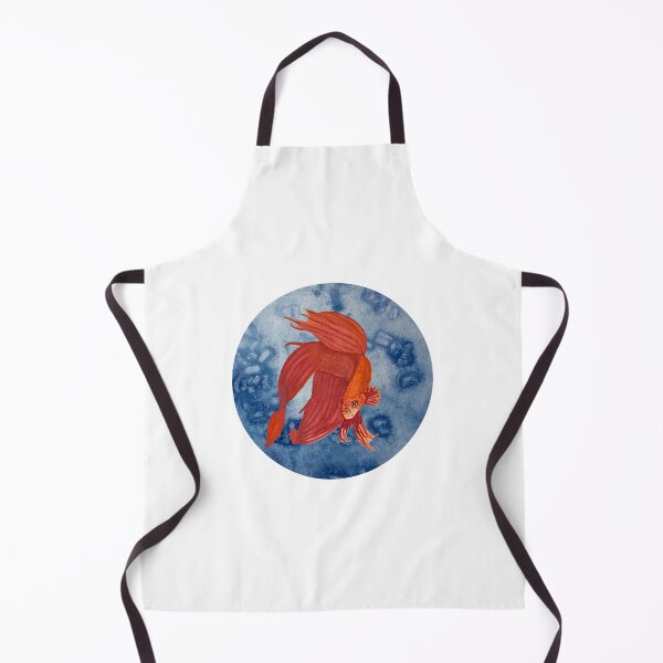 Item preview, betta fish in watercolor designed and sold by altairaleon.