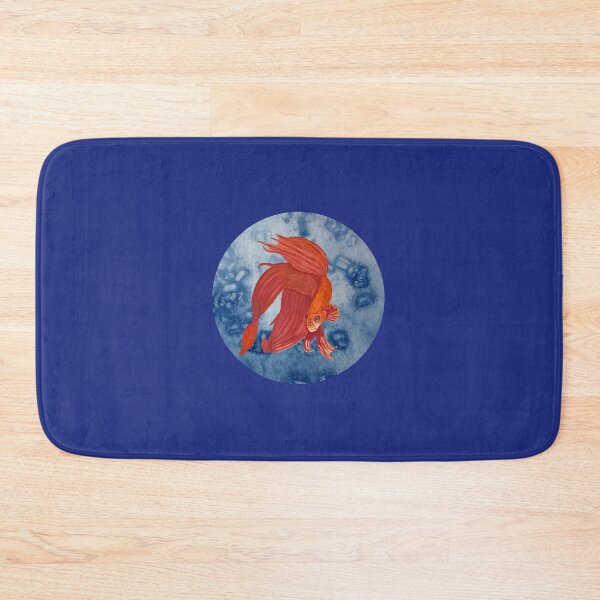 Item preview, betta fish in watercolor designed and sold by altairaleon.