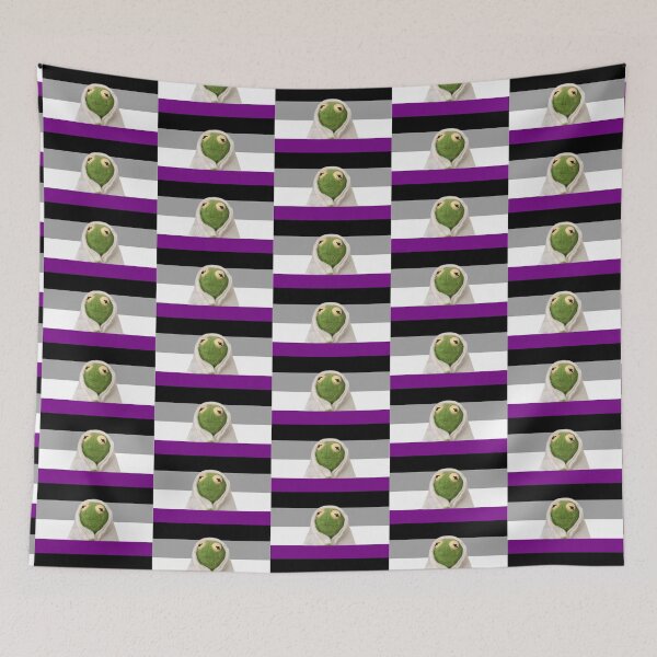 Item preview, Kermit the Frog Asexual Flag designed and sold by Charlie Draws.