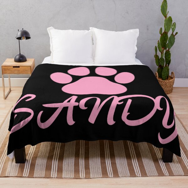Vista previa del artículo con la obra «Nombre de perro rosa Sandy», diseñado y vendido por Foofighter01.