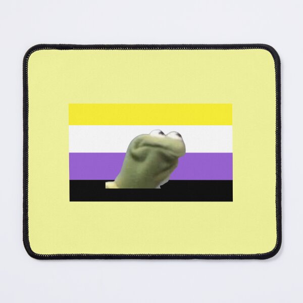 Item preview, Kermit the Frog Nonbinary Flag designed and sold by Charlie Draws.