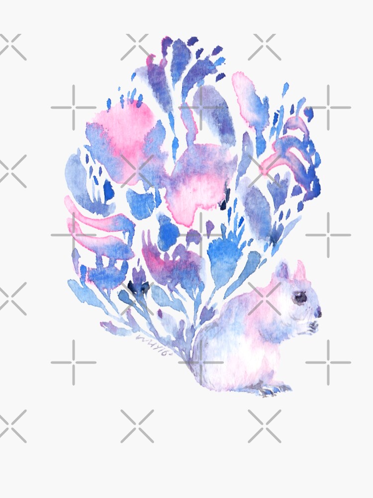 Flower tail Squirrel by whya