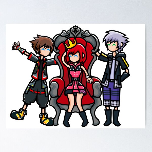 Vista previa del artículo con la obra «Sora, Riku, Kairi», diseñado y vendido por Noctane.