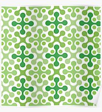 Retro 60s Pattern 10 Poster