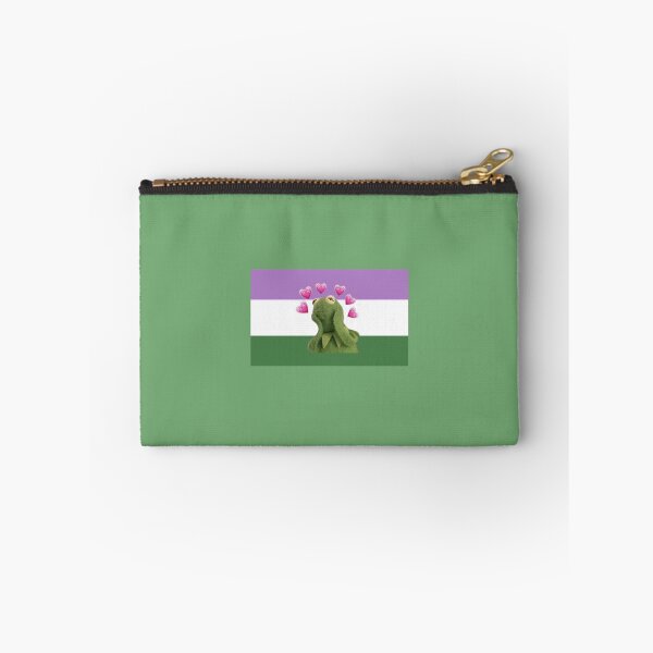 Item preview, Kermit the Frog Genderqueer Pride Flag designed and sold by Charlie Draws.