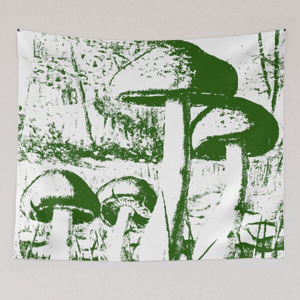Item preview, Vintage Mushroom Simplified Sketch designed and sold by DelynCreates.