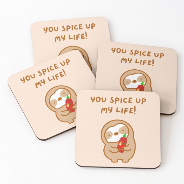 Item preview, You Spice Up My Life Hot Sauce Sloth  designed and sold by theslothinme.