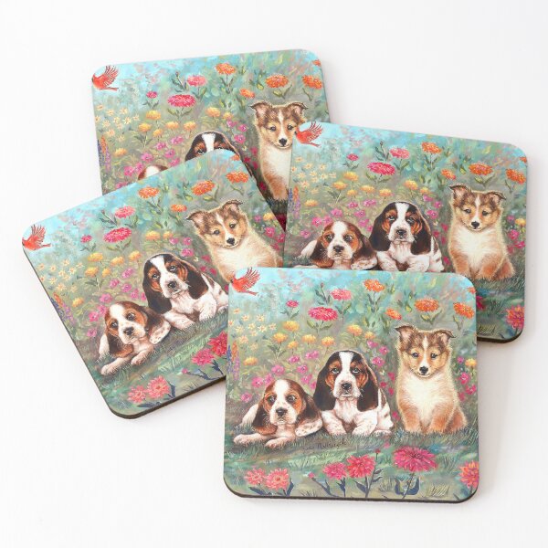 Item preview, BASSETS AND SHELTIE designed and sold by Judy Mastrangelo.