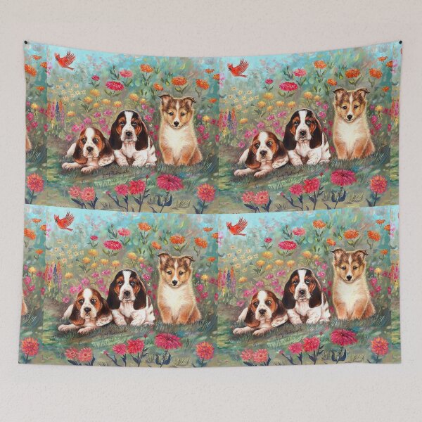 Item preview, BASSETS AND SHELTIE designed and sold by Judy Mastrangelo.