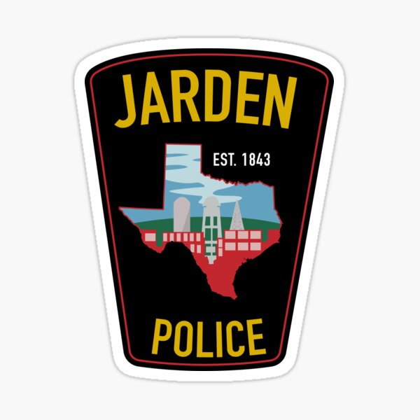 Jarden Police Department Sticker