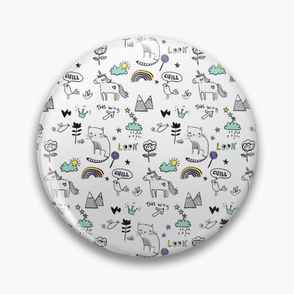 Item preview, Cute Unicorn Rainbow Pattern Dog Bandana, designed and sold by dgavisuals.