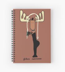 gluteus maximoose Spiral Notebook