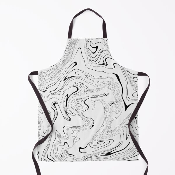 Item preview, Monochrome Black and White Liquid Swirl Marble Abstract designed and sold by jays-artworks.