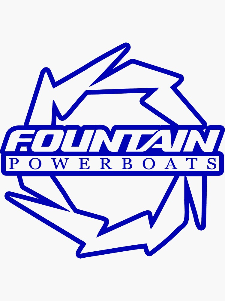fountain powerboat stickers