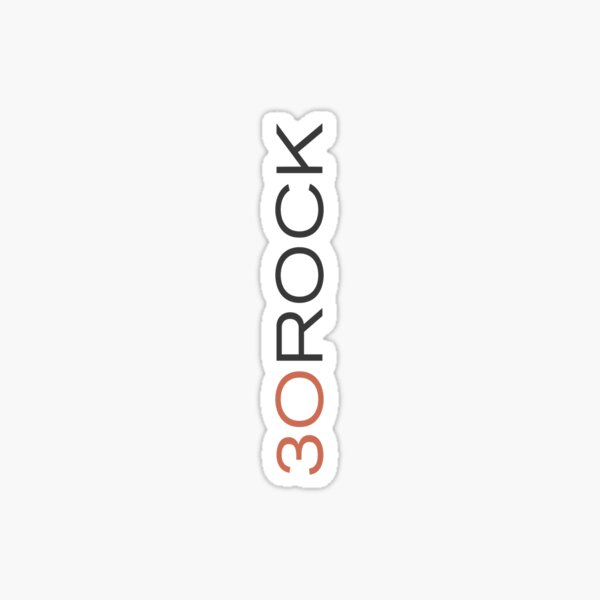 30 Rock Logo Sticker