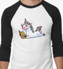 Unicorn Believe in Yourself Magically Fabulous II Men's Baseball ¾ T-Shirt