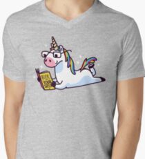 Unicorn Believe in Yourself Magically Fabulous II Men's V-Neck T-Shirt