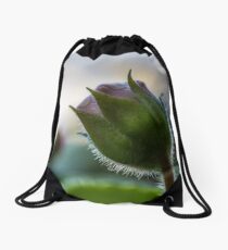 Flower macro Drawstring Bag