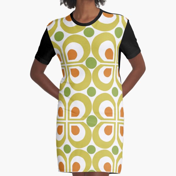 Modèle rétro des années 60 Robe t-shirt