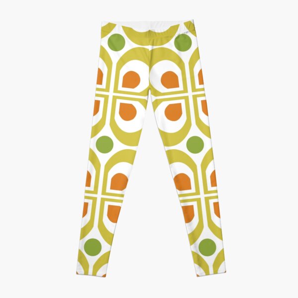 Retro 60s Pattern Leggings for Sale by Makanahele