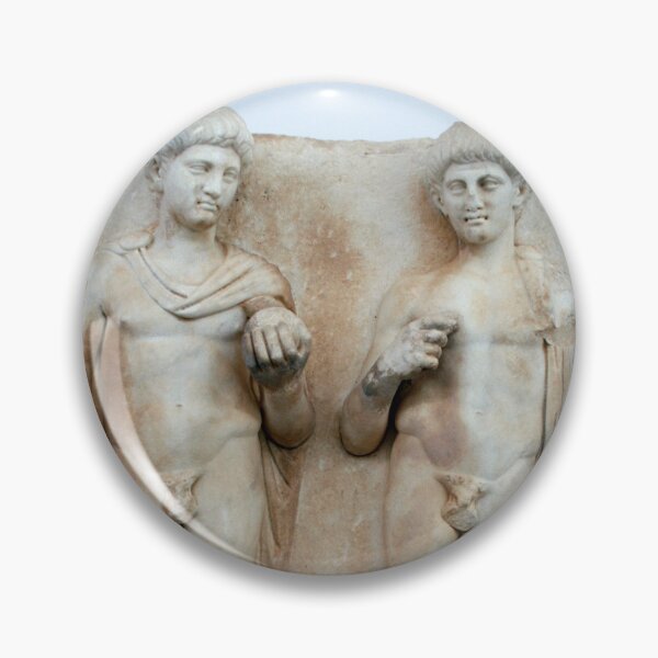 Item preview, Two Princes Roman Sebasteion Relief Sculpture   designed and sold by taiche.