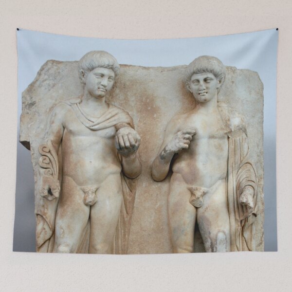 Item preview, Two Princes Roman Sebasteion Relief Sculpture   designed and sold by taiche.