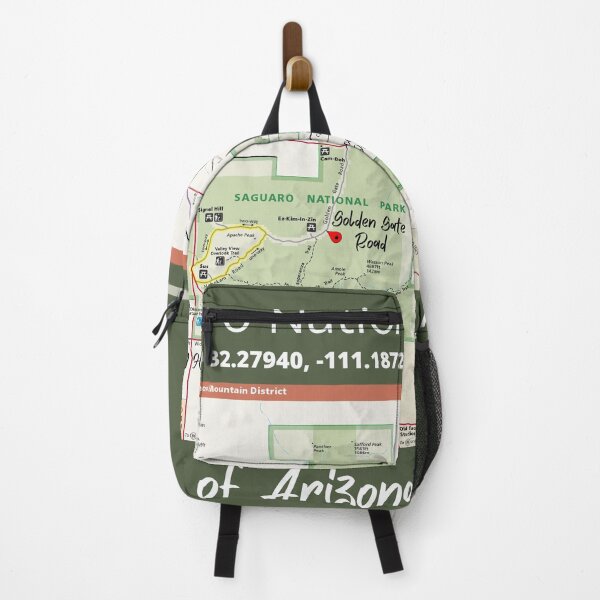 Item preview, Saguaro National Park map designed and sold by rocklegends99.