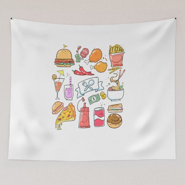 Item preview, Cartoon junk food designed and sold by The-Corner-Five.