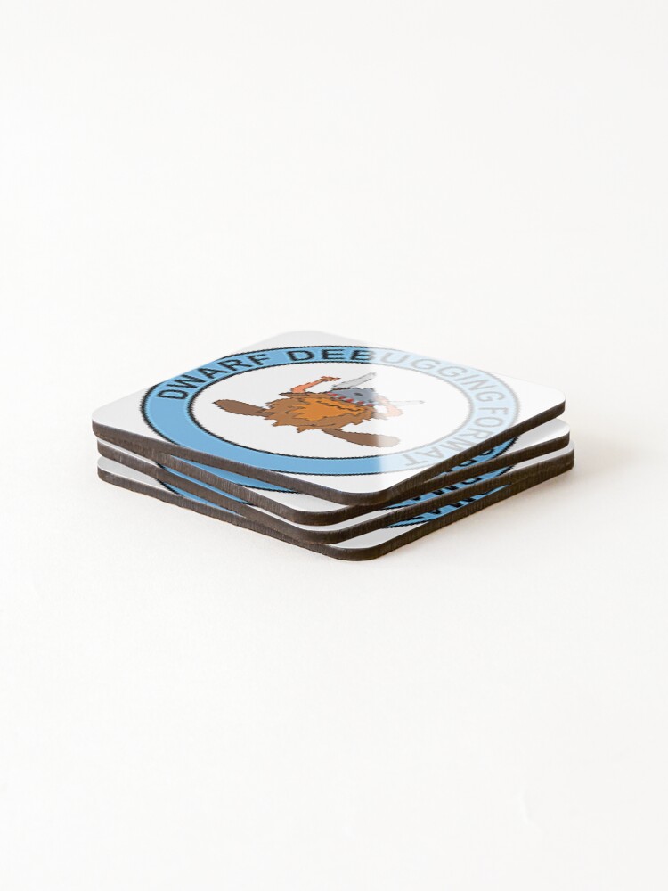 Thumbnail 4 of 5, Coasters (Set of 4), DWARF Debugging Format designed and sold by awesomebc.