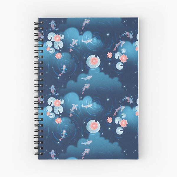 Item preview, Koi pond - night designed and sold by hellocloudy.