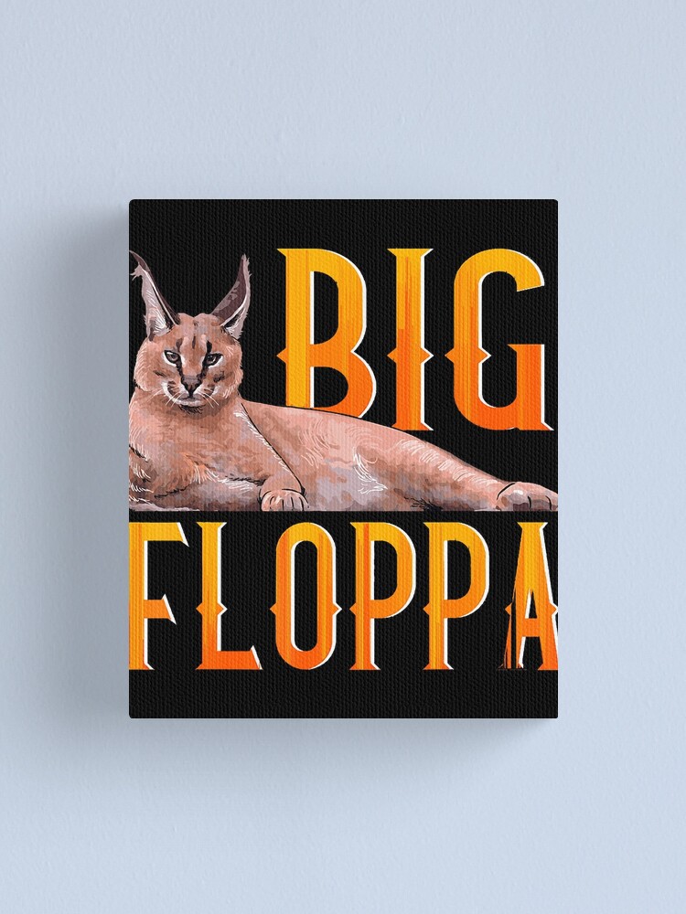 Big Floppa Meme Canvas Print