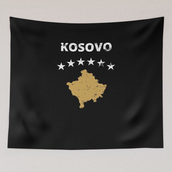 Item preview, Republic of kosovo erupe flag Men Women Retro Vintage designed and sold by Jeangel97.