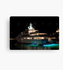 Apoise Dockside @ The Hyatt Night Shot Canvas Print