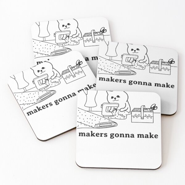 Item preview, Funny Sewing Quilting Cat Lover Makers Gonna Make Gift designed and sold by DKshowmaker.