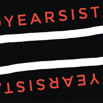 Artwork thumbnail, #40YEARSISTAND - Black, Red & White Stripes by kinkatstyle