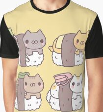 Camiseta gráfica Sushi Cats